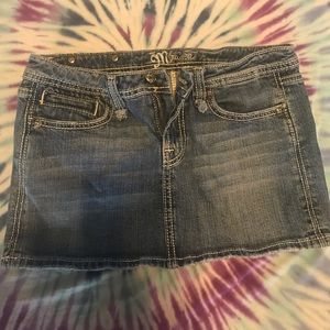 Miss Me Jean Skirt